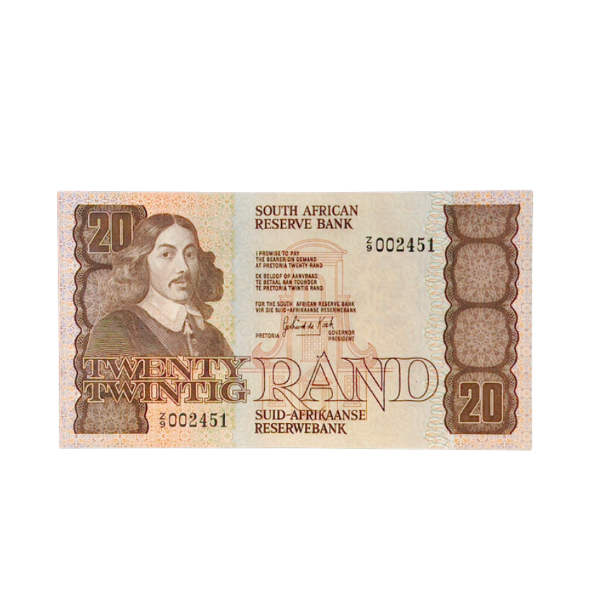 South Africa Reserve Bank Twenty Rand 1981 Eng/Afr H676 Z9/002451