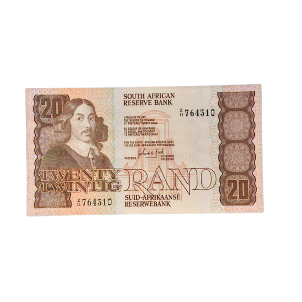 South Africa Reserve Bank Twenty Rand 1984 Eng/Afr H682 Z11/764310