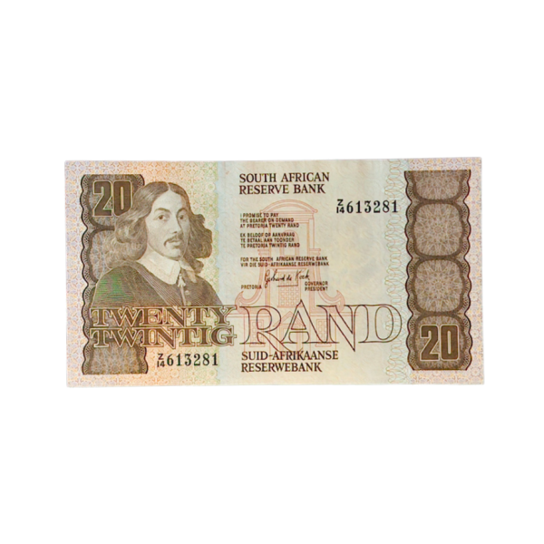 South Africa Reserve Bank Twenty Rand 1984 Eng/Afr H682 Z14/ 613281