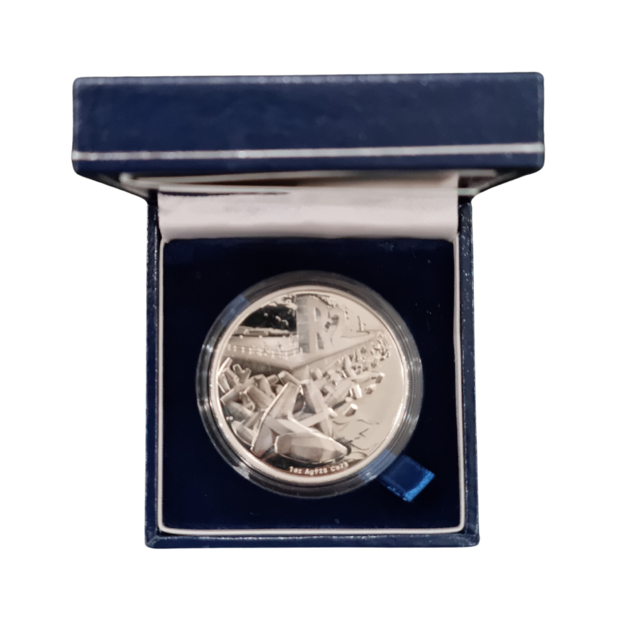 2016 South Africa Silver Proof R2 "The Dolos"