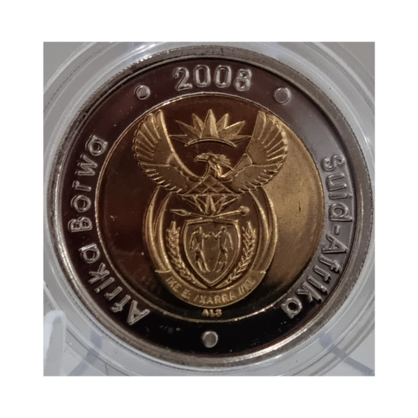 2008CW South Africa Mintmark Five Rand - Oom Paul Minting Press