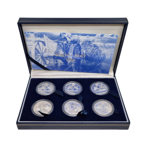 Anglo - Boer War 1899 - 1902 Proof Silver Medallions
