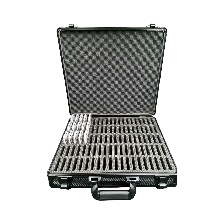 Graded Coin Metal Briefcase - 100x (Black) - Image 2