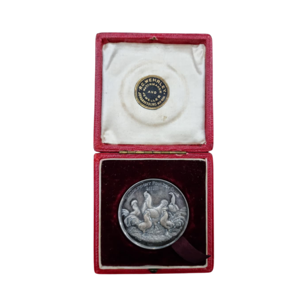 1910 Roodepoort Poultry Club Medal