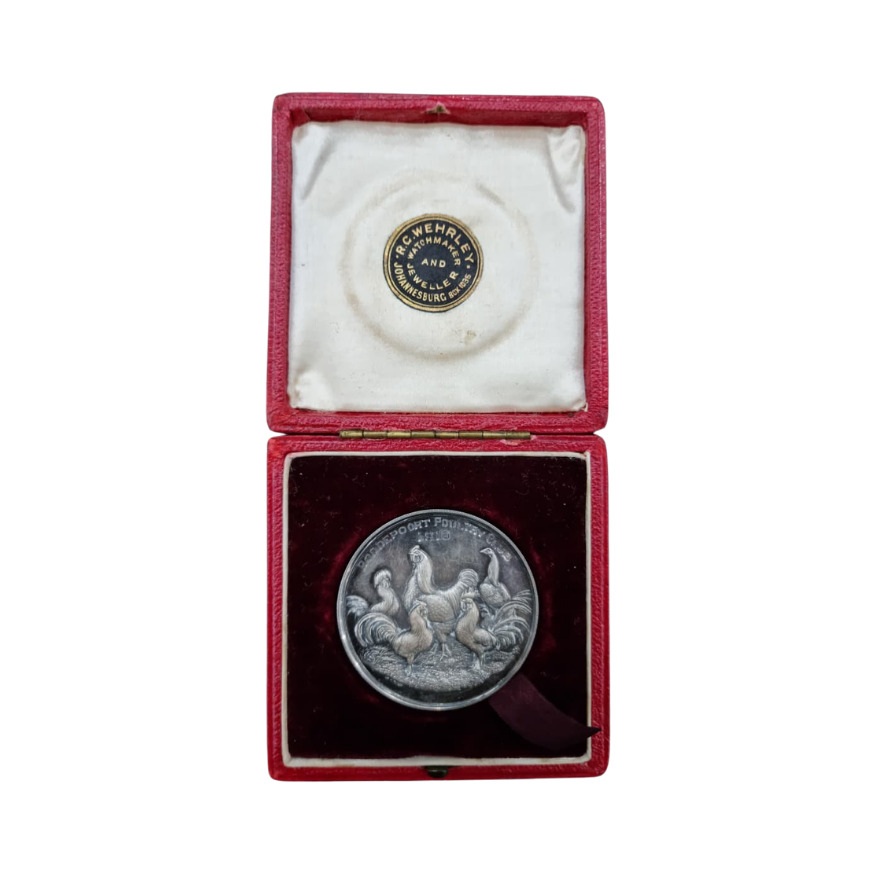 1910 Roodepoort Poultry Club Medal