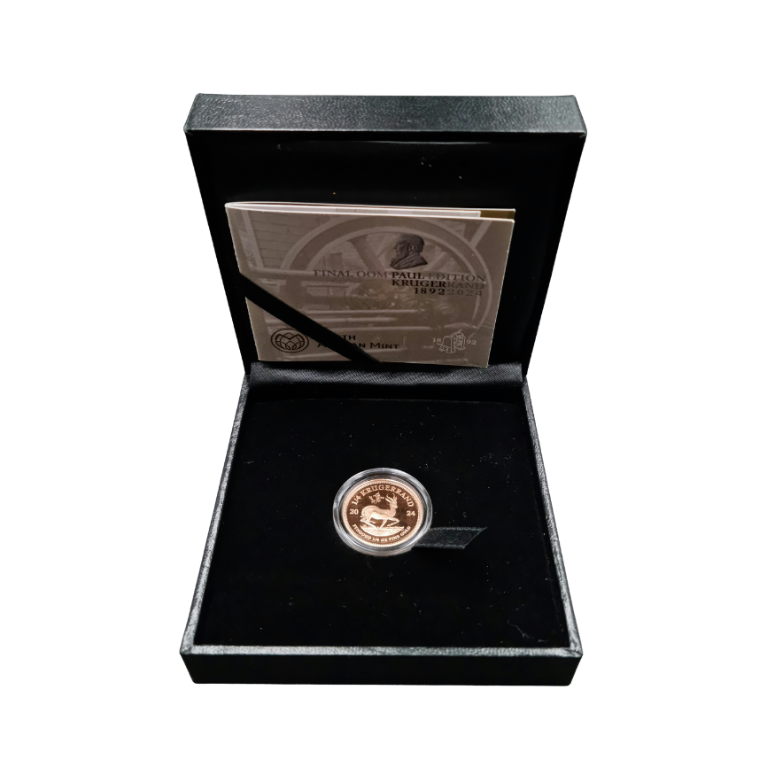 2024 1/4 oz Gold Krugerrand with Oom Paul Privy Mark - Image 2
