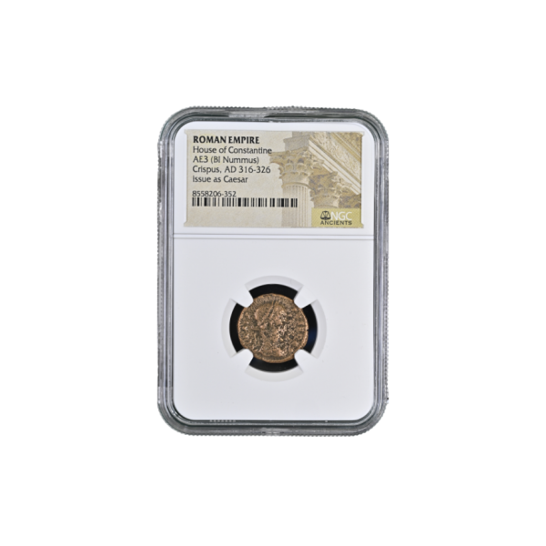 Roman Empire (House of Constantine) AE3 (BI Nummus) Crispus, AD 316-326 Issue as Caesar