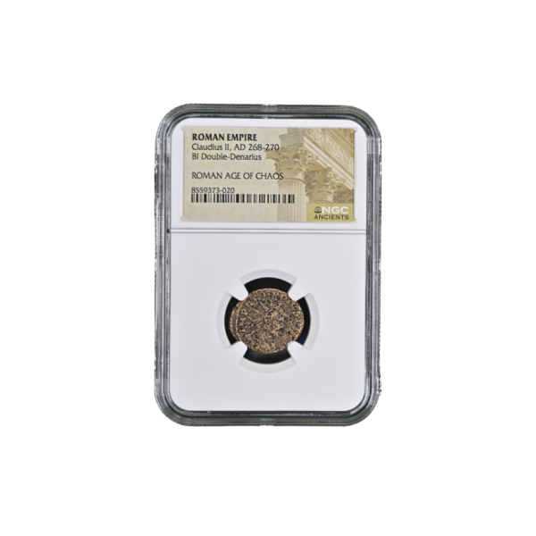 Roman Empire Claudius11, AD 268-270 BI Double-Denarius (Roman Age of Chaos)