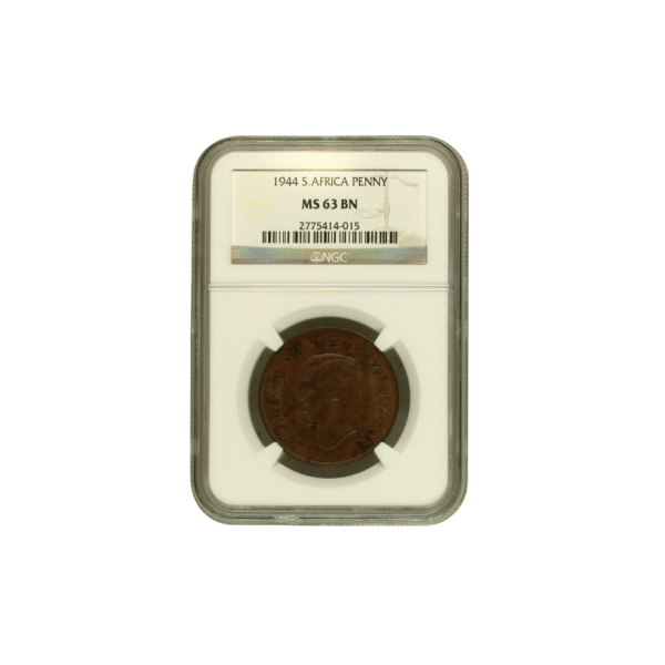 1944 South Africa Penny (MS 63 BN)