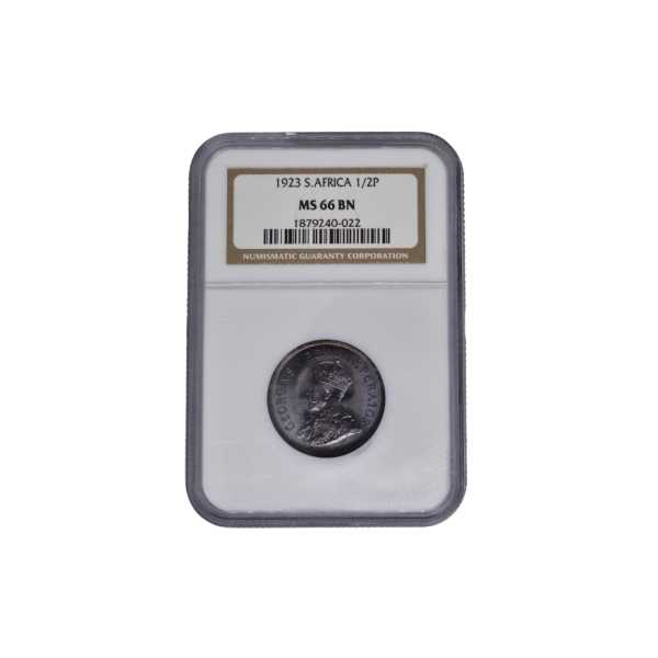 1923 South Africa 1/2 Penny (MS 66 BN) - Top Pop