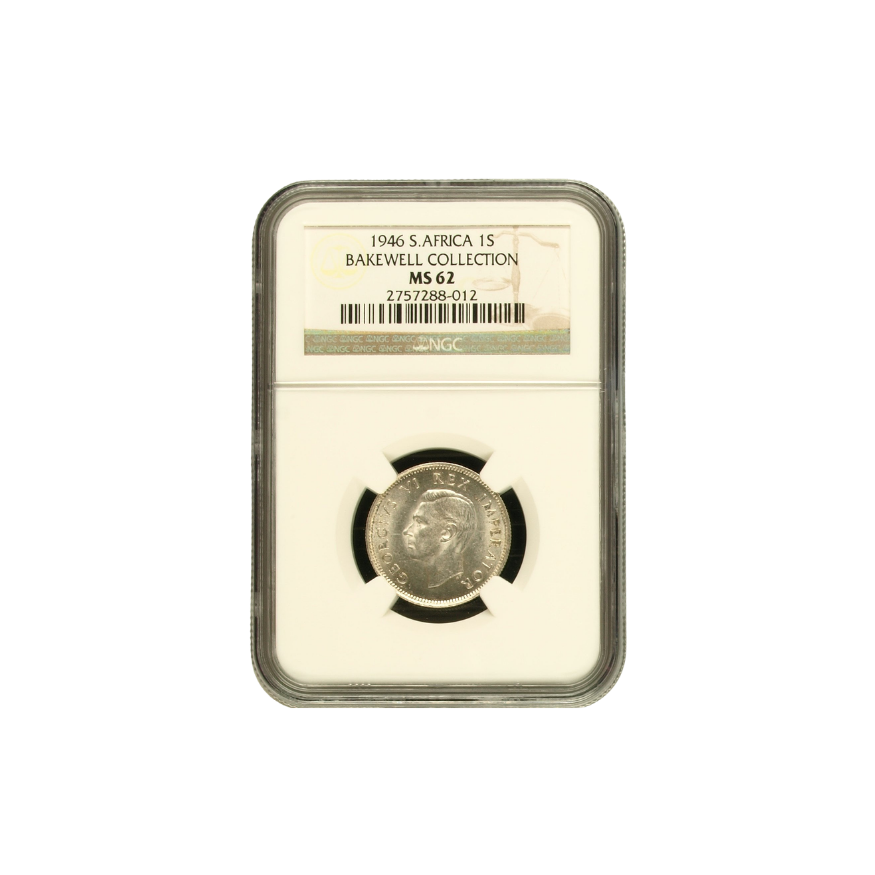 1946 South Africa 1 Shilling (MS 62)