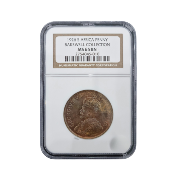 1926 South Africa Penny (MS 65 BN) - Top Pop