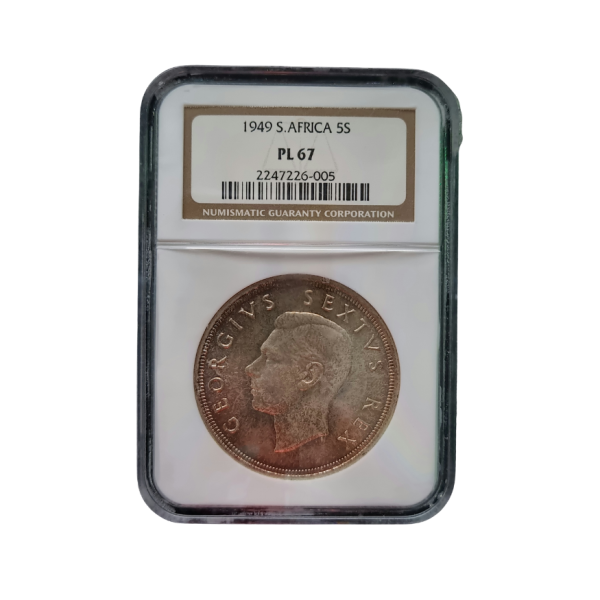 1949 South Africa 5 Shilling (PL 67) - Top Pop