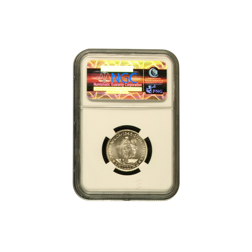 1945 South Africa 1 Shilling (MS 65) - Image 2