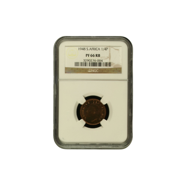 1948 South Africa Full Proof Coin Set – NGC Graded (PF 65 - PF 66) - Image 11