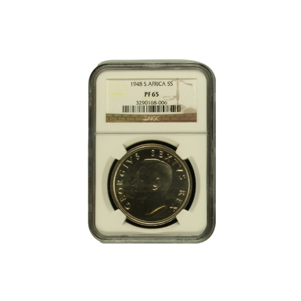 1948 South Africa Full Proof Coin Set – NGC Graded (PF 65 - PF 66) - Image 3