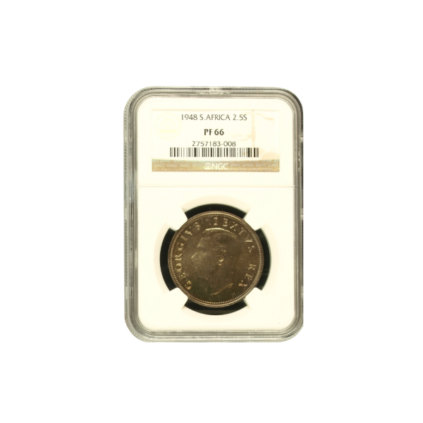 1948 South Africa Full Proof Coin Set – NGC Graded (PF 65 - PF 66) - Image 4