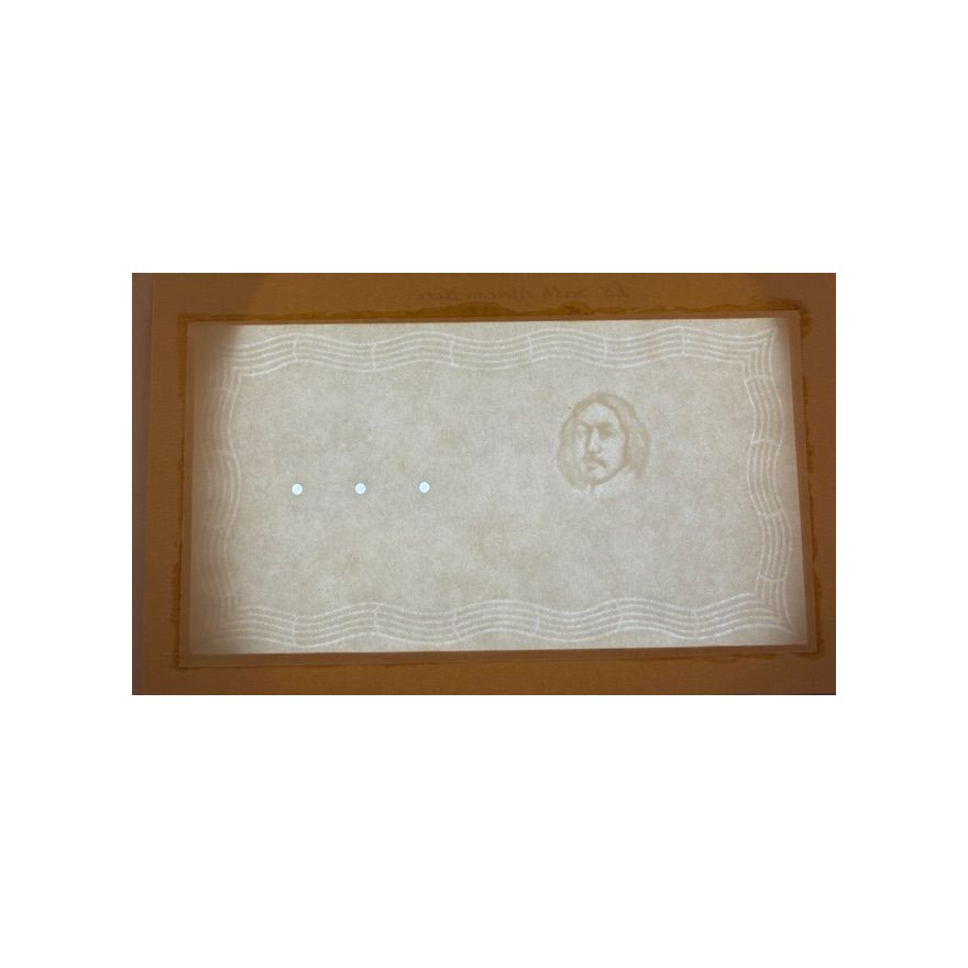 Original Watermarked Paper as used on the ND £5 issue of the Reserve Bank