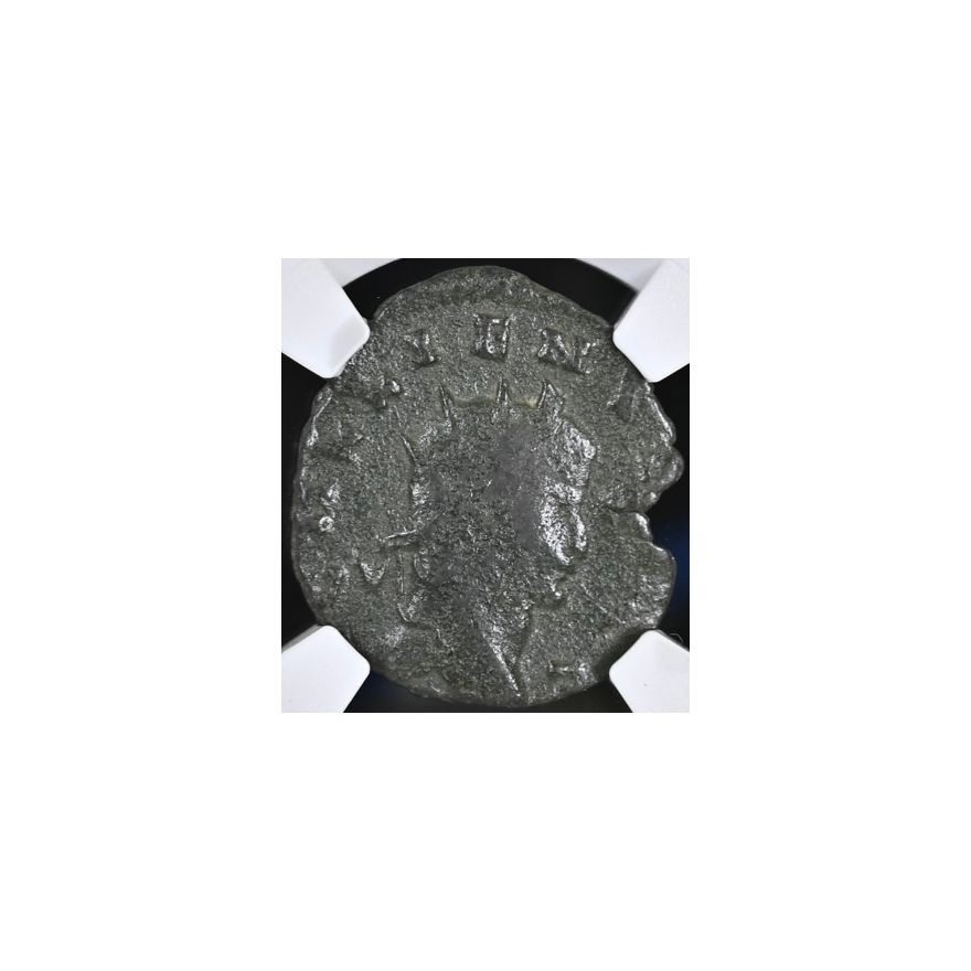 Roman Empire: Gallienus, AD 253-268 BI Double-Denarius NGC Ancients - Image 3