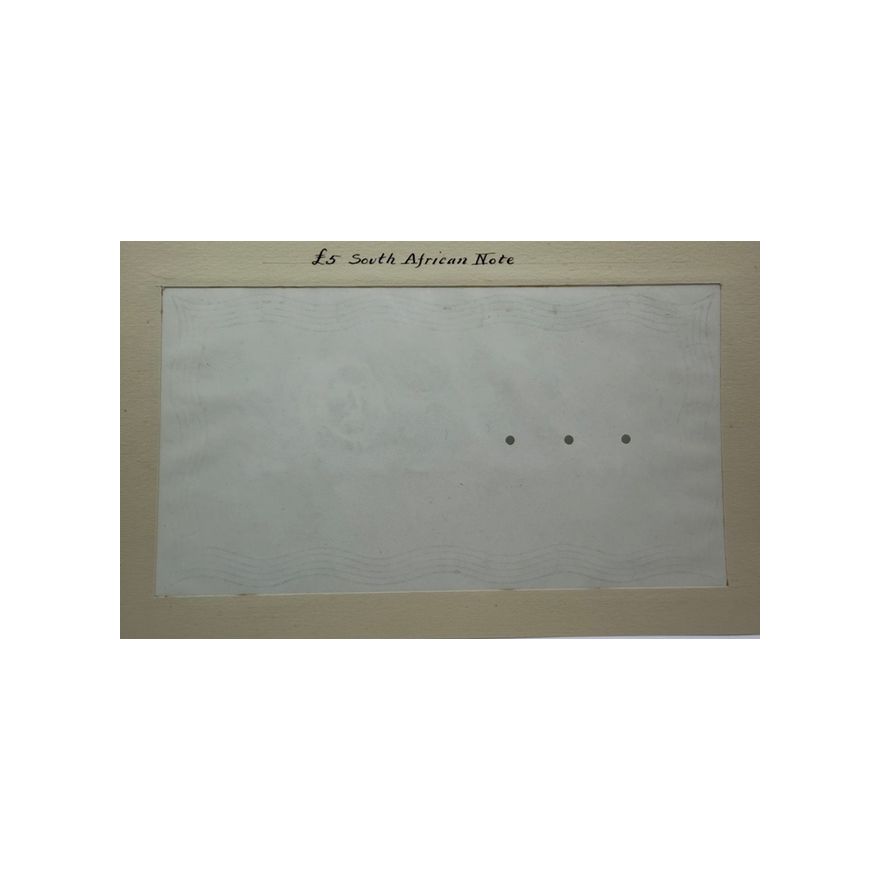 Original Watermarked Paper as used on the ND £5 issue of the Reserve Bank - Image 3