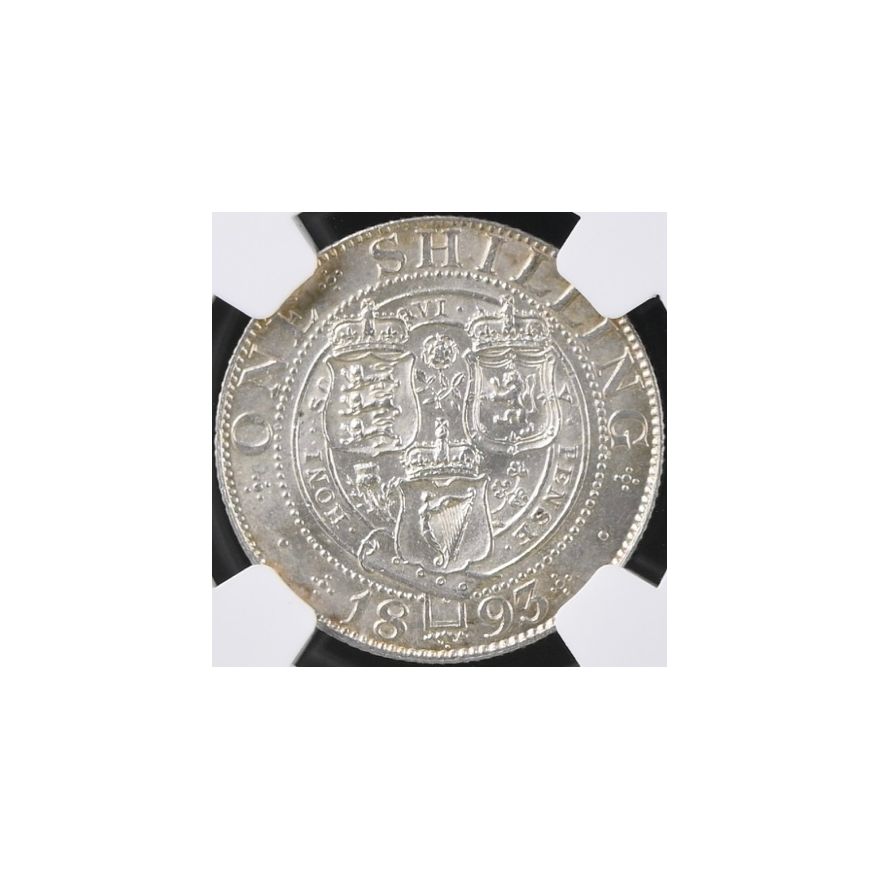 1893 Great Britain 1 Shilling AU 58 NGC - Image 4