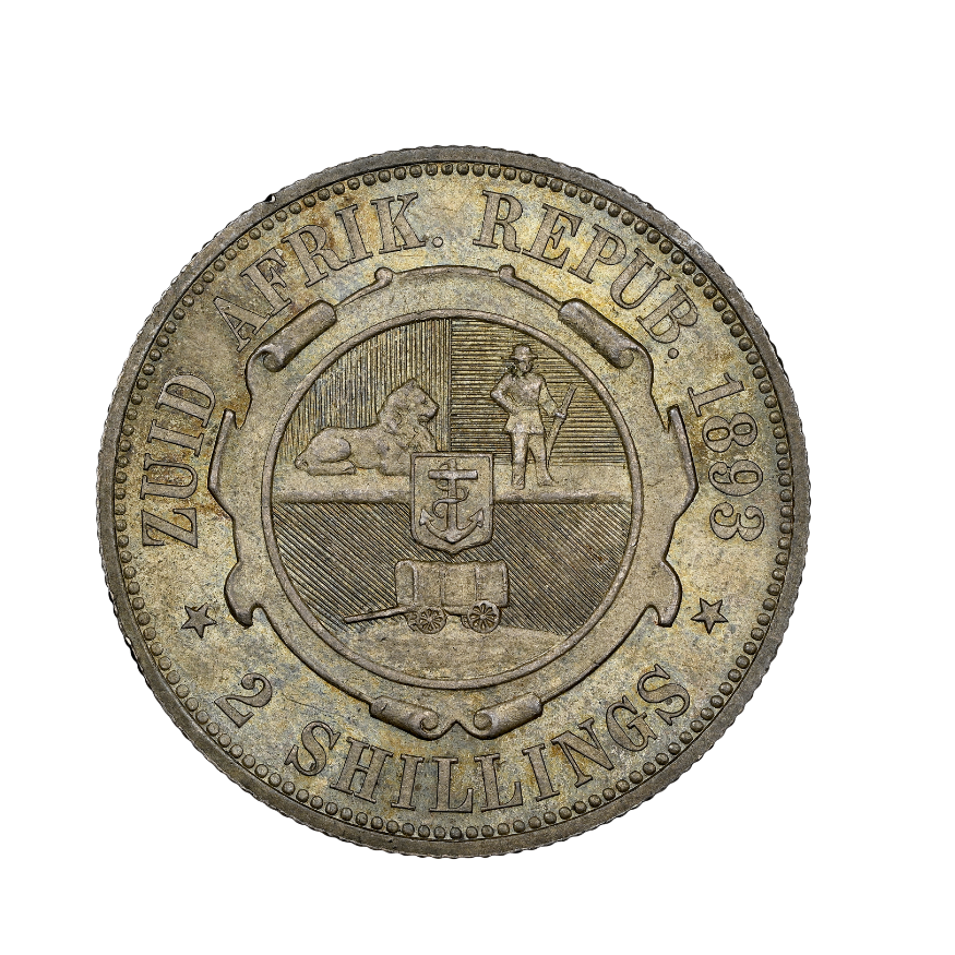 1893 South Africa 2 Shilling MS 63 - Image 4