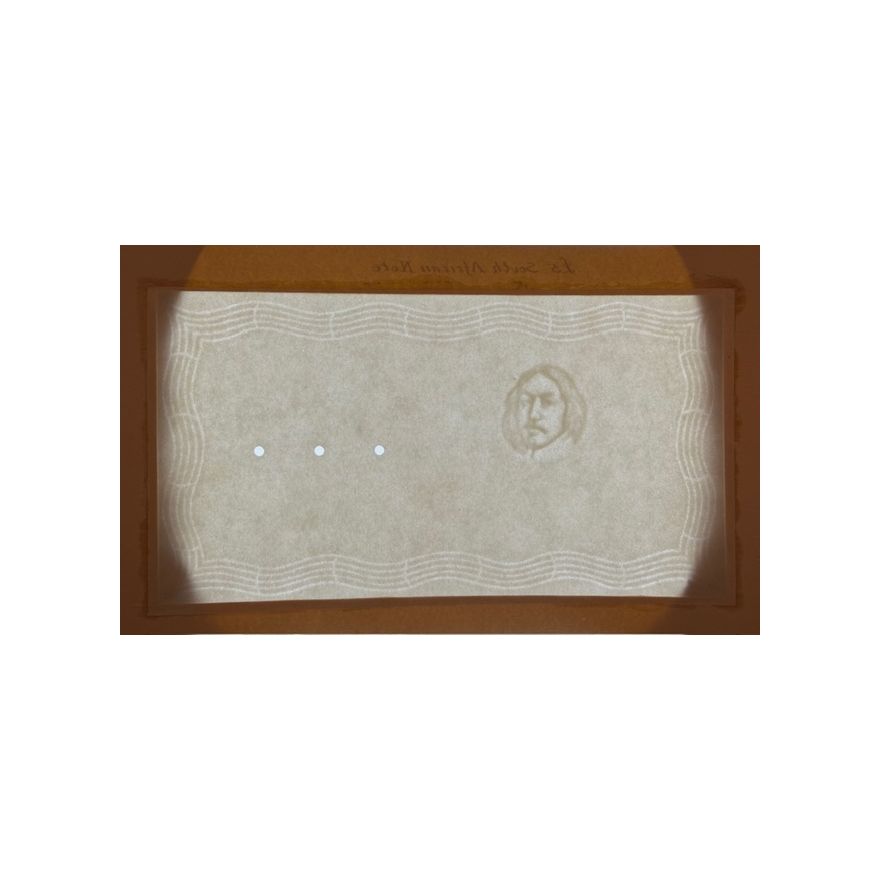 Original Watermarked Paper as used on the ND £5 issue of the Reserve Bank - Image 5