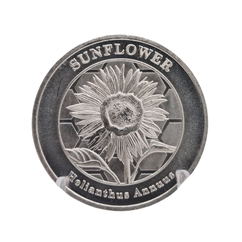 1 oz .999 Fine Silver African Honey Bee round - Image 2