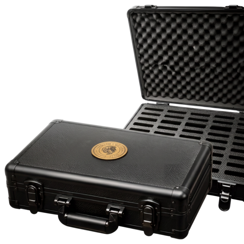 Graded Coin Metal Briefcase 50x Black