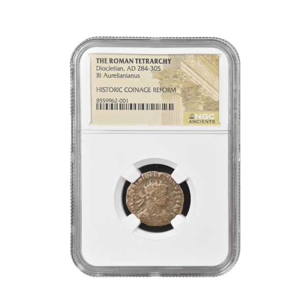The Roman Empire Tetrarchy Diocletian, AD 284-305 BI Aurelianianus (Historic Coinage Reform)