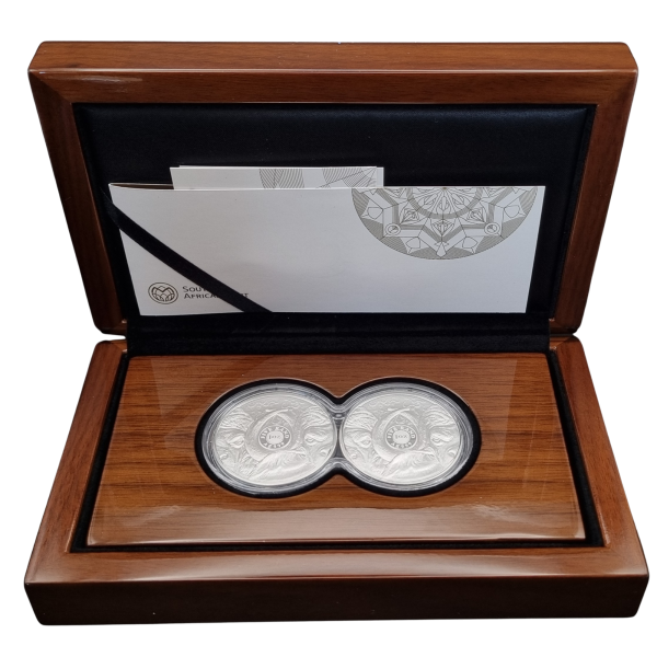 2023 South Africa Buffalo Twin Set 2x1oz Silver Coins
